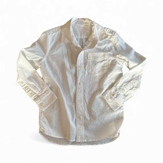 Gap (B) White Youth Size 6-7 ButtondownLS