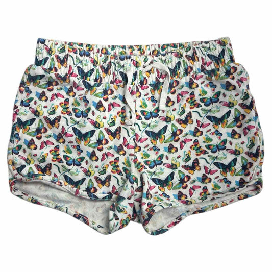 Gap (B) White Print Youth Size 12 Girl's ShortBasic