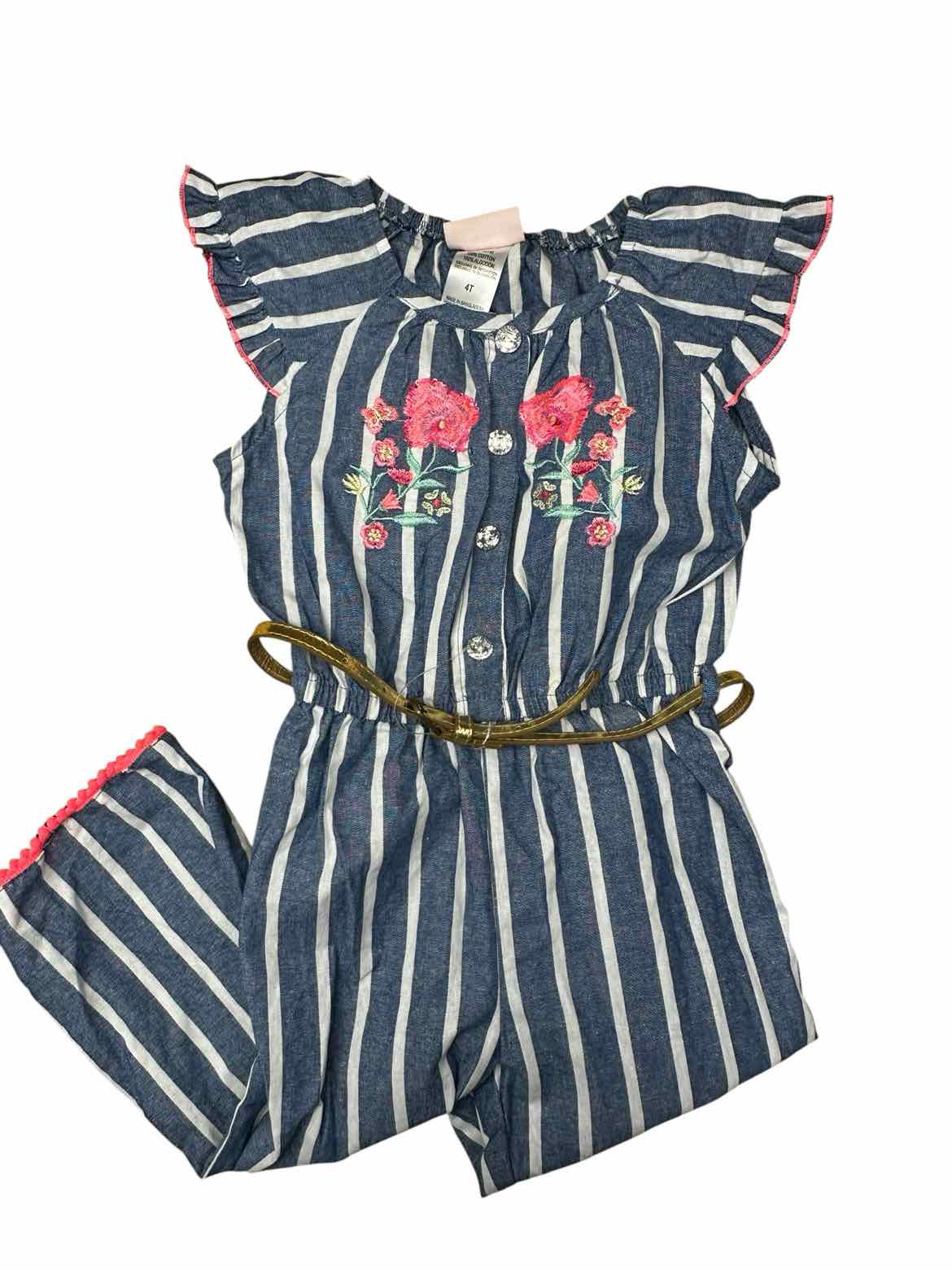 Little Lass (D) Blue Toddler Size 4T Girl's 1PCCasual