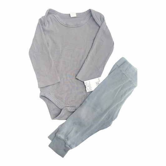 Colored Organics (A) Grey Infant Size 12 MO Boy's 2PC Casual