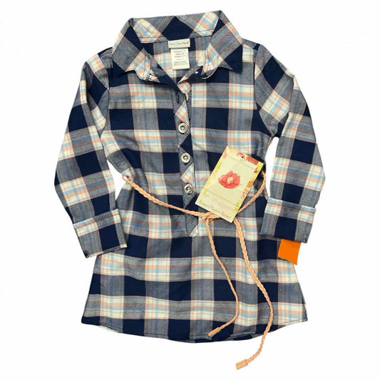 Sweet Heart Rose (C) Blue Toddler Size 3 Girl's CasualDress