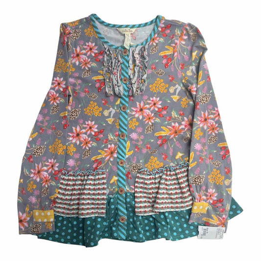 Matilda Jane (A) Grey Youth Size 10 Girl's LSTop