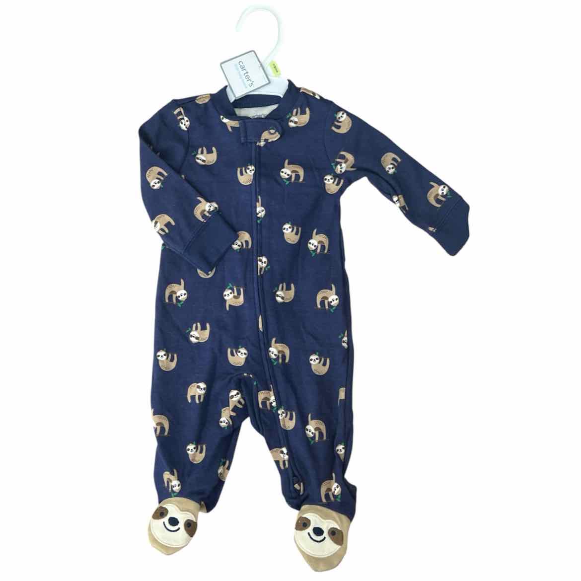 Carters (C) Navy Print Infant Size 3 MO Boy's 1PC Casual