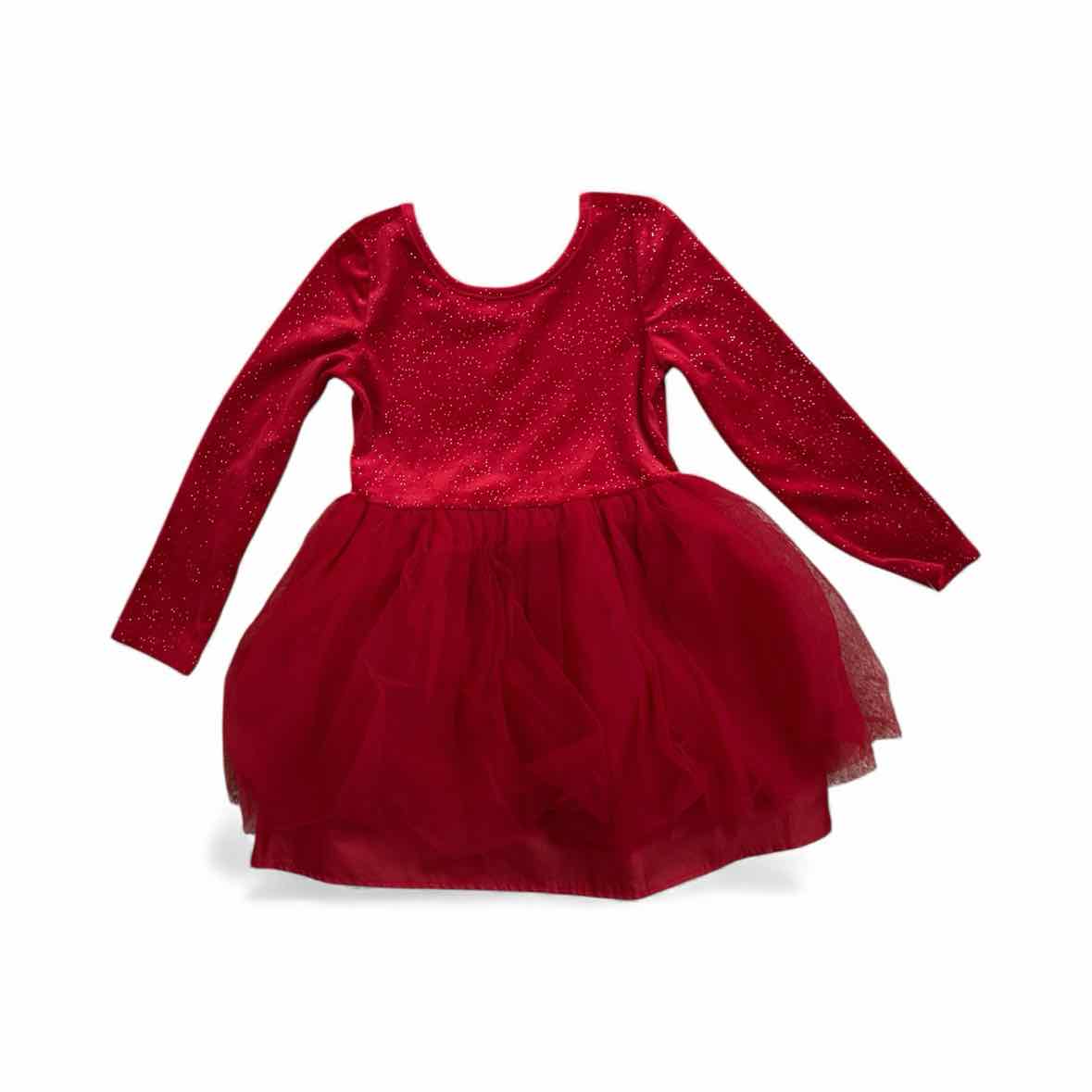 Cat and Jack (D) Red Toddler Size 4-5 PartyDress