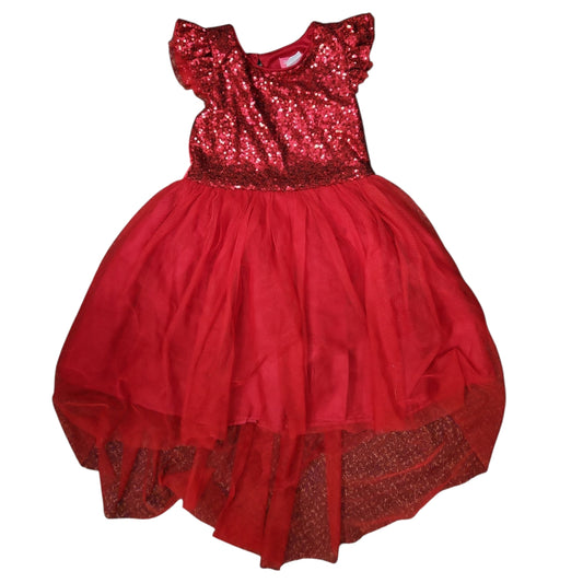 Zunie (C) Red Toddler Size 4-5 Girl's PartyDress
