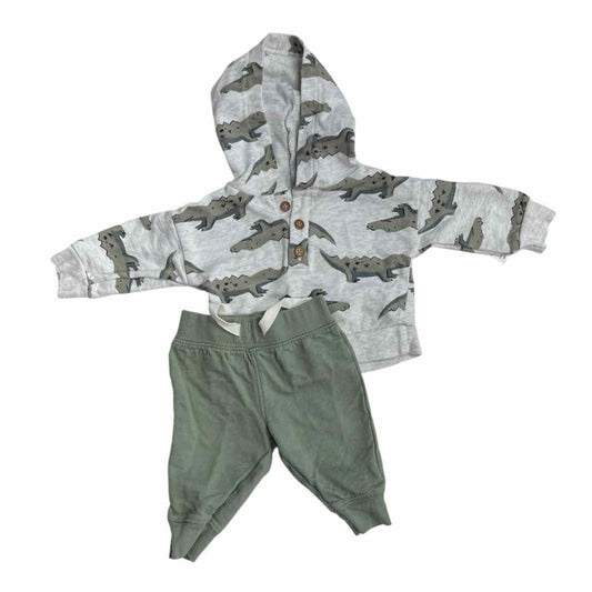 Carters (C) Green Infant Size 3 MO Boy's 2PC Casual