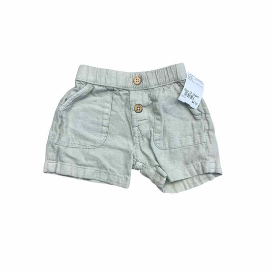 Zara (B) Green Infant Size 12-18 MO Boy's ShortBasic