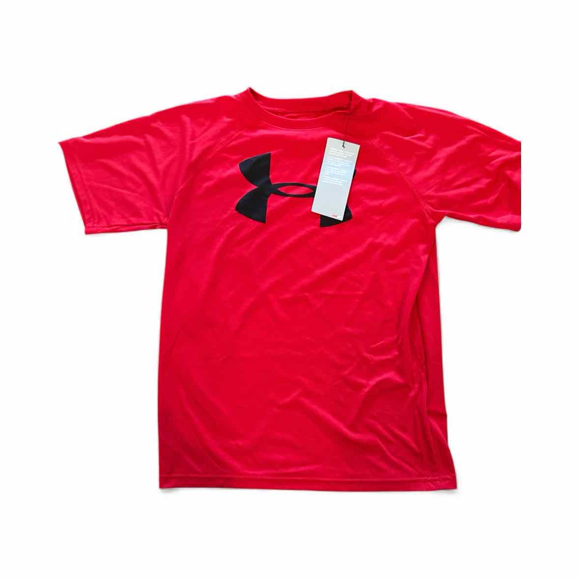 Under Armour (B) Red Youth Size 10-12 AthleticTopSS