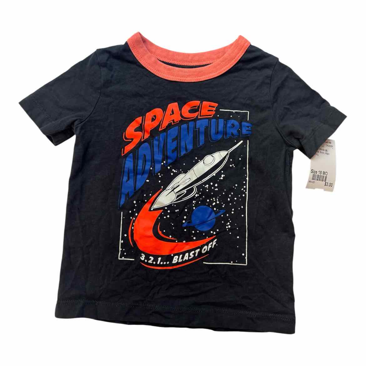 OshKosh BGosh (B) Charcoal Infant Size 18 MO Boy's SSTopBasic