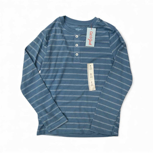 Cat and Jack (D) Blue Youth Size 8 LSTop