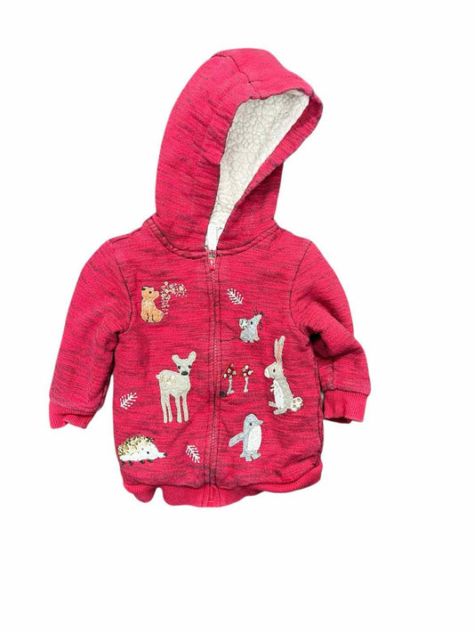 Next (C) Red Infant Size 9-12 MO Girl's Sweatshirt