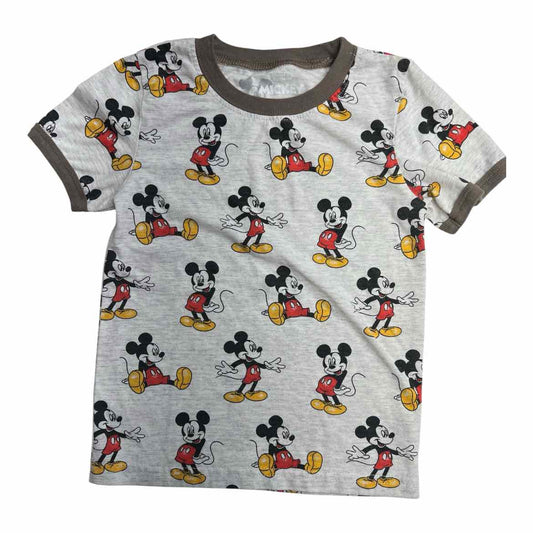 Disney (B) Grey print Toddler Size 4 Boy's SSTopBasic