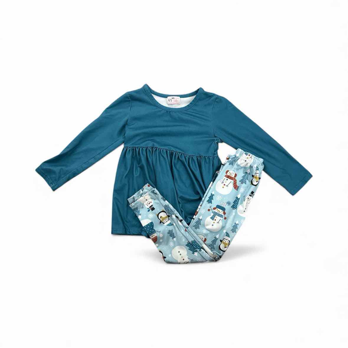 Pete & Lucy Teal Toddler Size 3T 2PCCasual