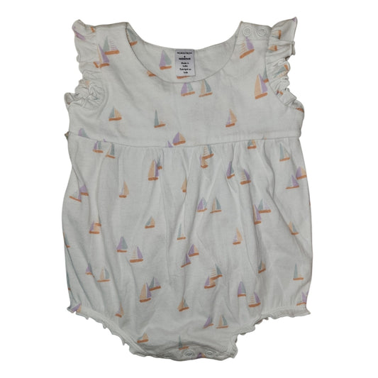 Nordstrom (B) White Infant Size 3 MO Girl's CasualRomper