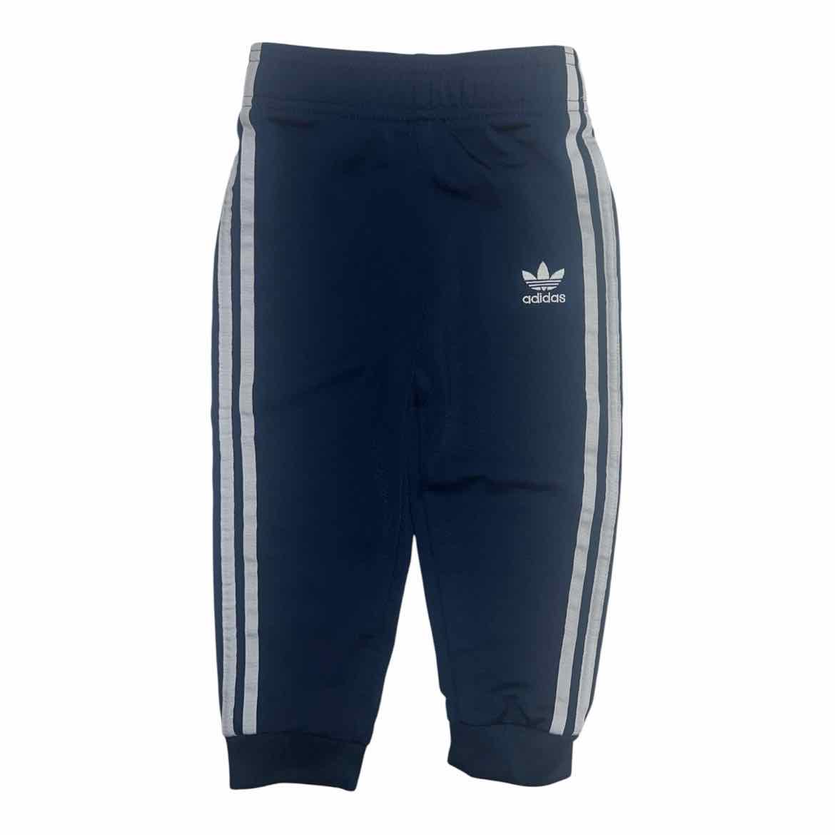 Adidas (B) Navy Toddler Size 2T Boy's AthleticLeggings