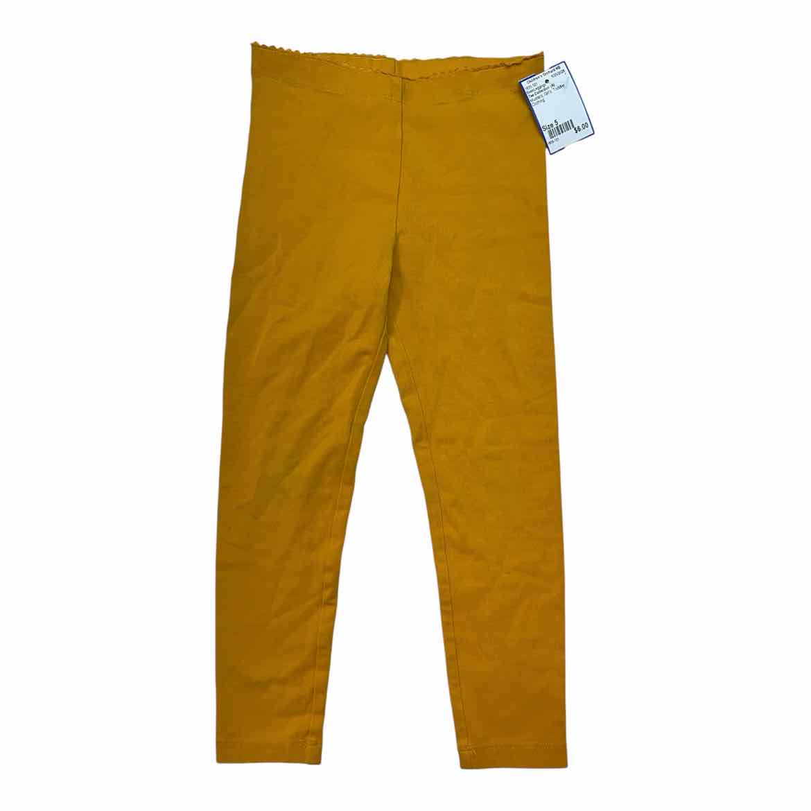 Tea Collection (A) Mustard Toddler Size 5 Girl's BasicLeggings