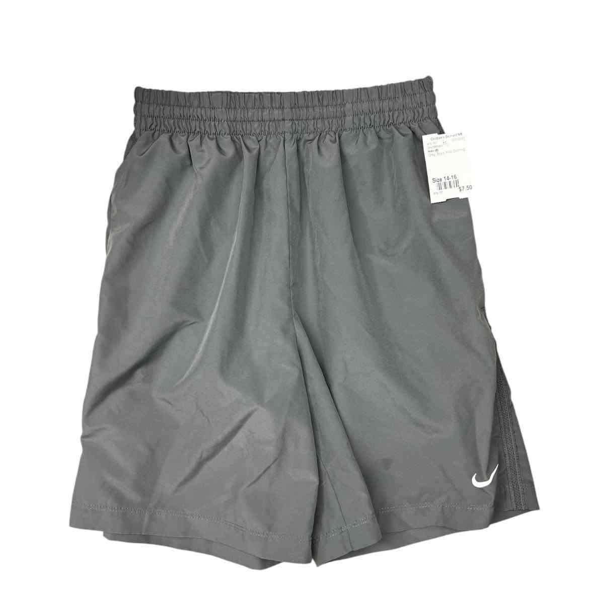 Nike (B) Grey Youth Size 14-16 Boy's ShortAthletic