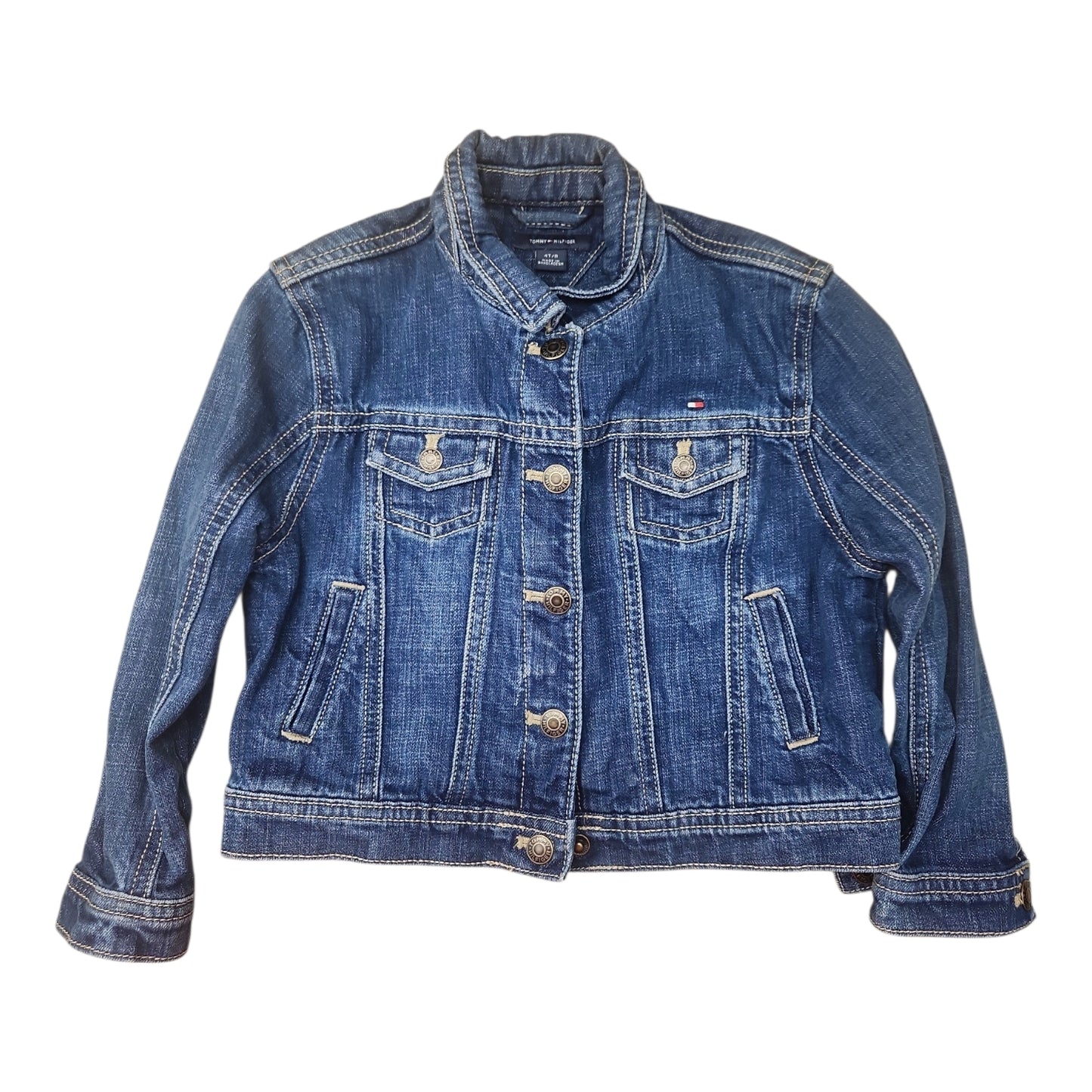 Tommy Hilfiger (B) Blue Toddler Size 4T Girl's Jacket Denim