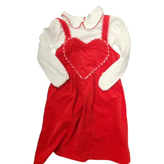 Gymboree (C) Red Youth Size 7 Girl's CasualDress