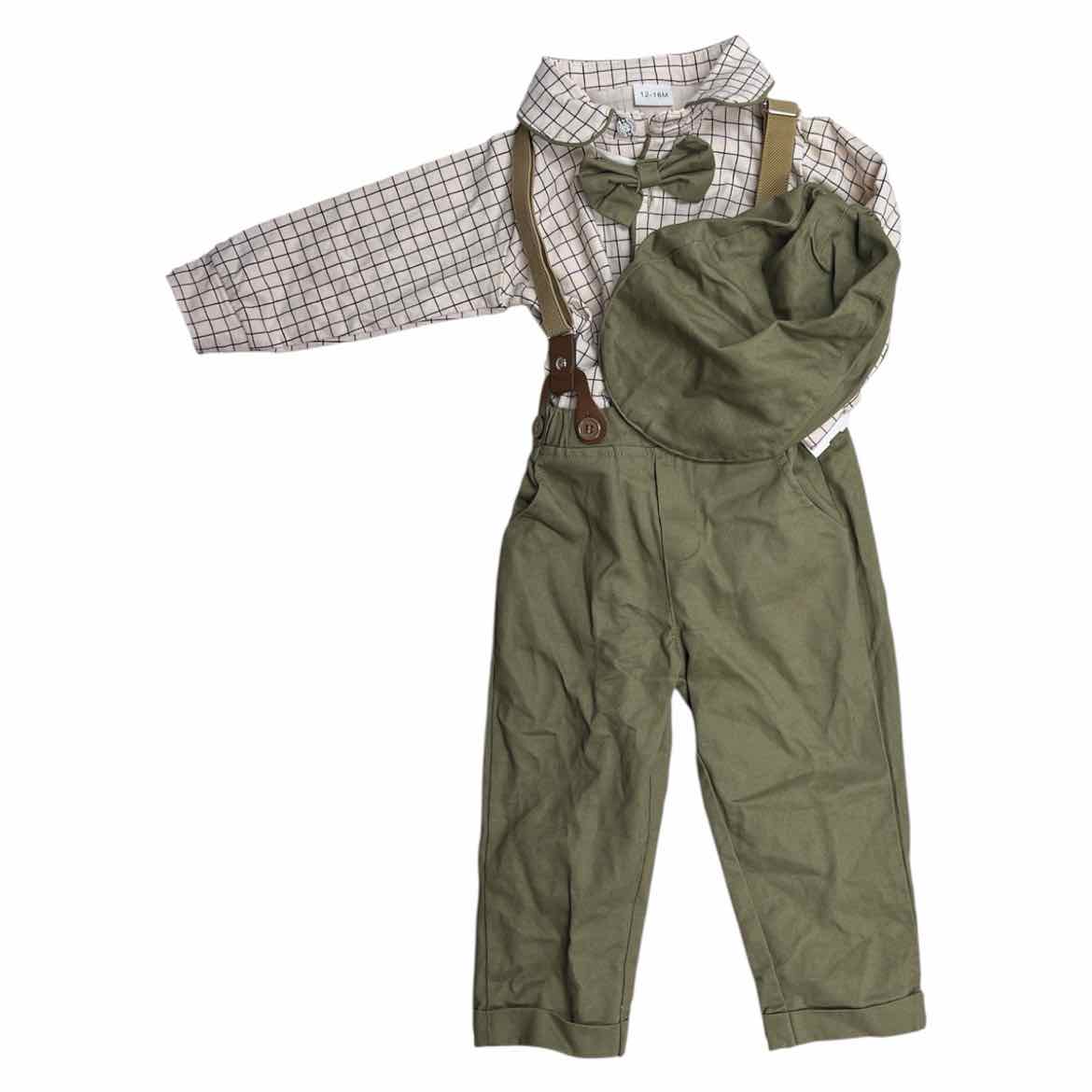 C Brand Cream Infant Size 12-18 MO Boy's 3PC Dressy