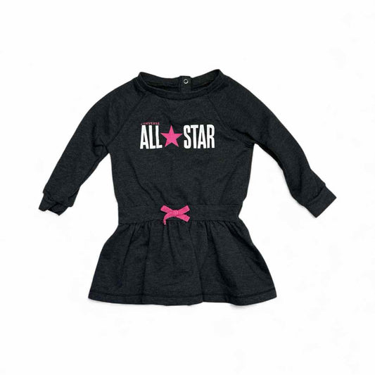 Converse All Star (B) Grey Infant Size 18 MO CasualDress