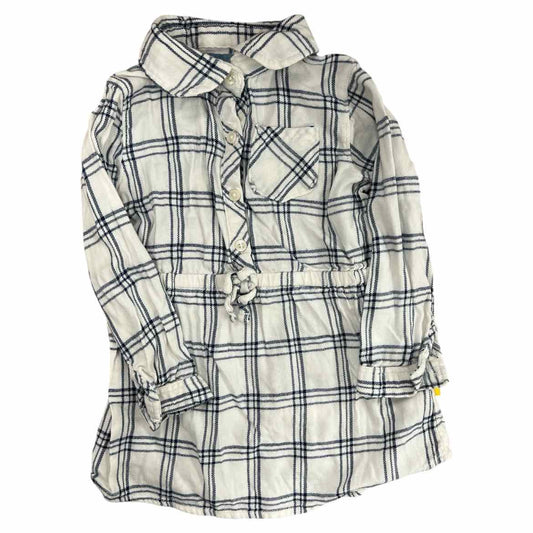 Baby Gap (B) White Print Toddler Size 2-3 Girl's CasualDress