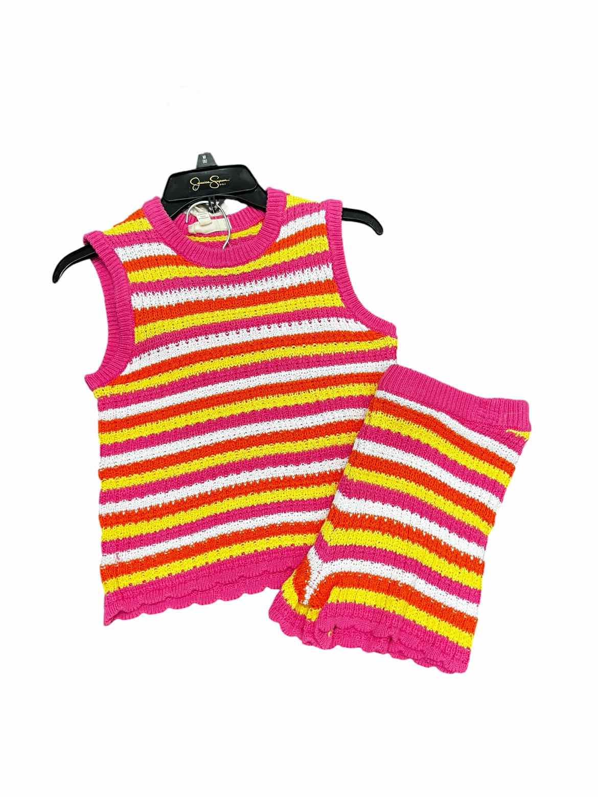 Jessica Simpson (C) Stripe Youth Size 8 Girl's 2PCCasual