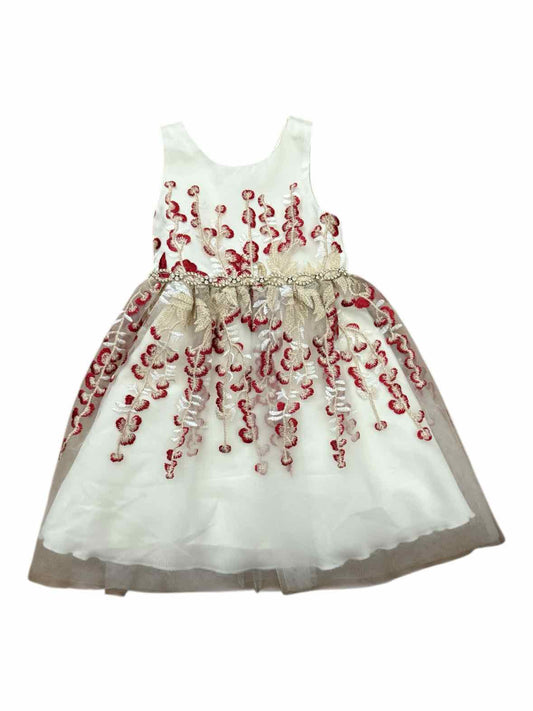 American Princess (A) White Toddler Size 3T FormalDress