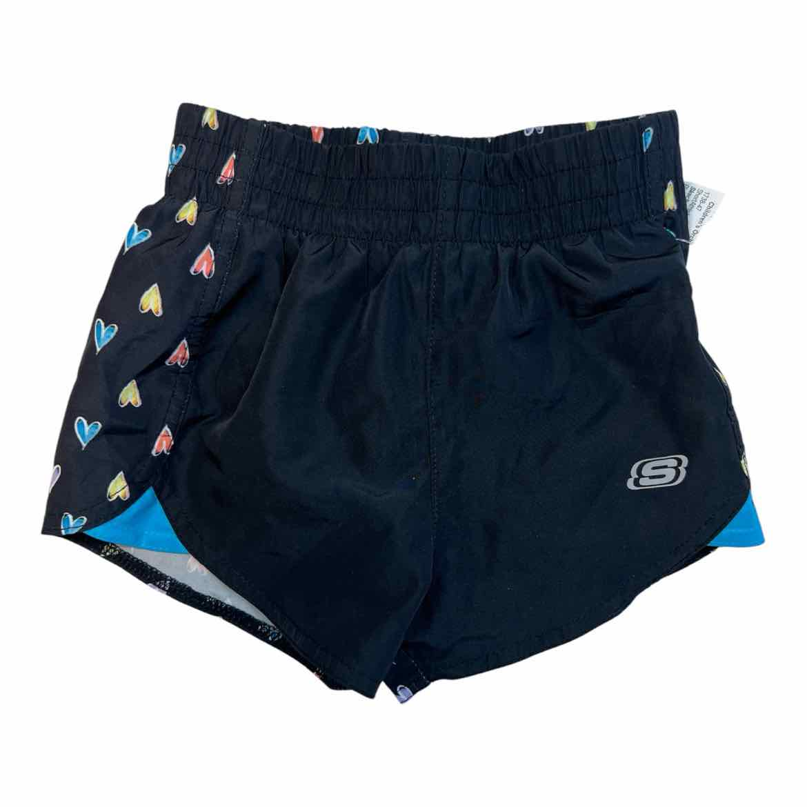 Skechers (B) Black Toddler Size 2T Girl's ShortAthletic