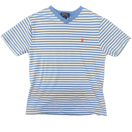 Polo Ralph Lauren (A) Stripe Youth Size 10-12 Boy's SSTopBasic