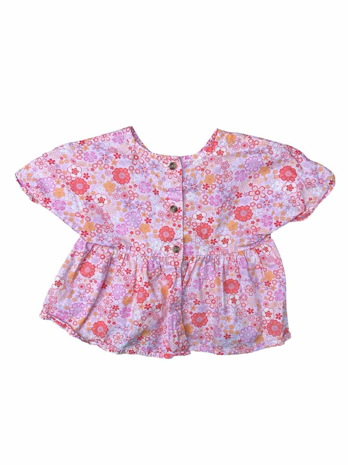 Tea Collection (A) Pink Toddler Size 3 ButtondownSS