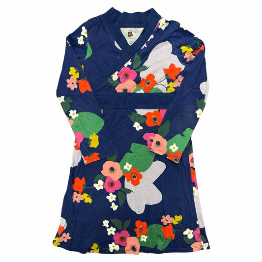 Tea Collection (A) Blue Print Youth Size 8 Girl's CasualDress