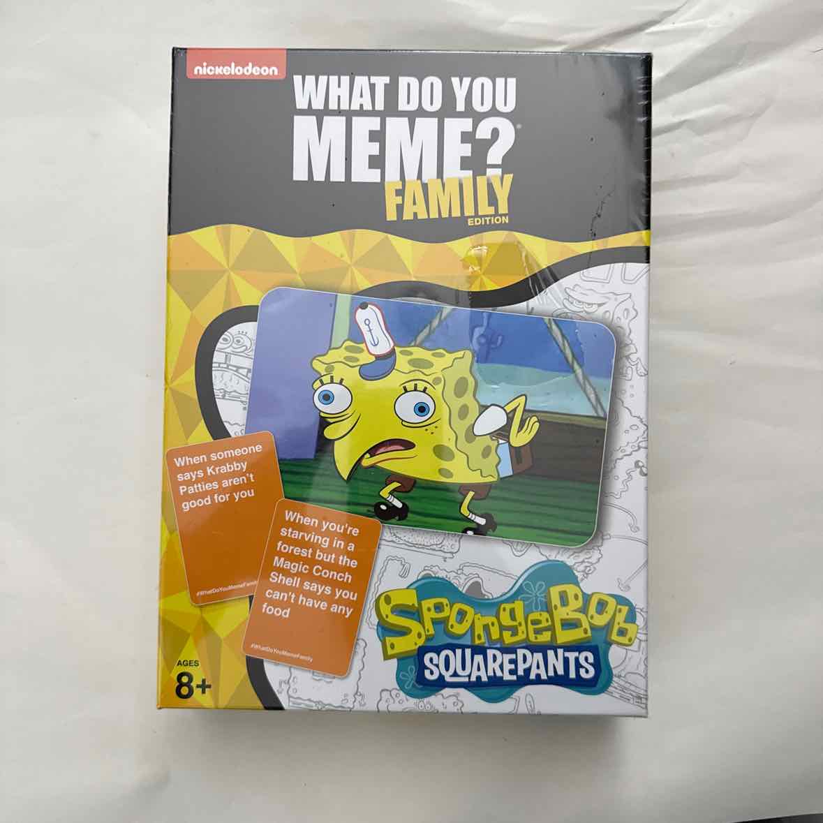 What Do You Meme? SpongeBob Squarepants Family Edition Card Game