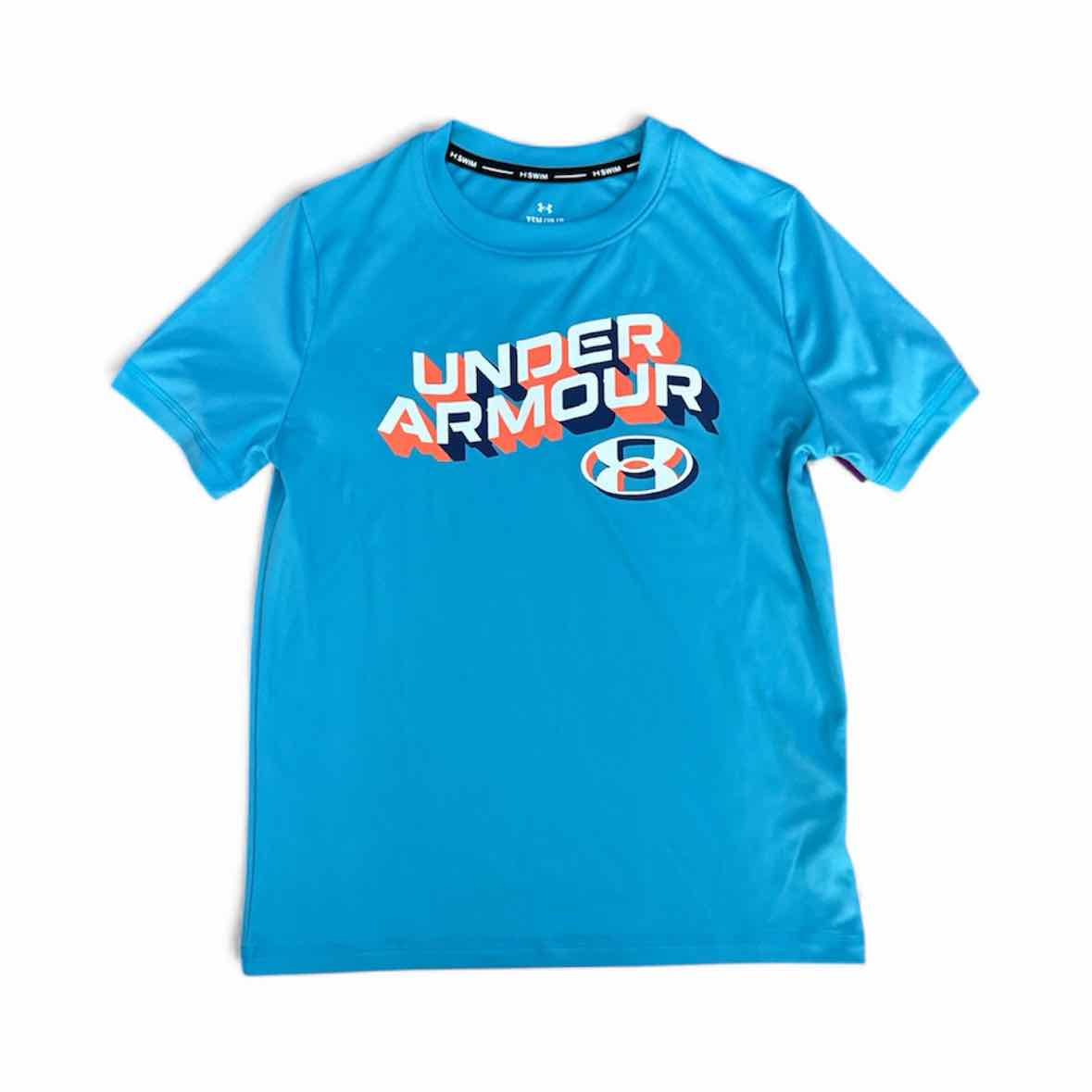 Under Armour (B) Blue Youth Size 7-8 AthleticTopSS