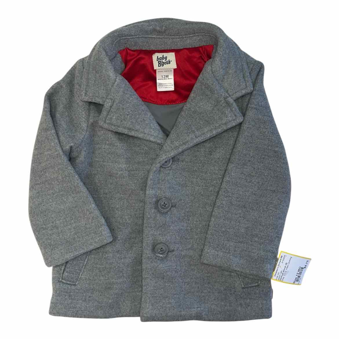 OshKosh BGosh (B) Grey Infant Size 12 MO Boy's Jacket Light