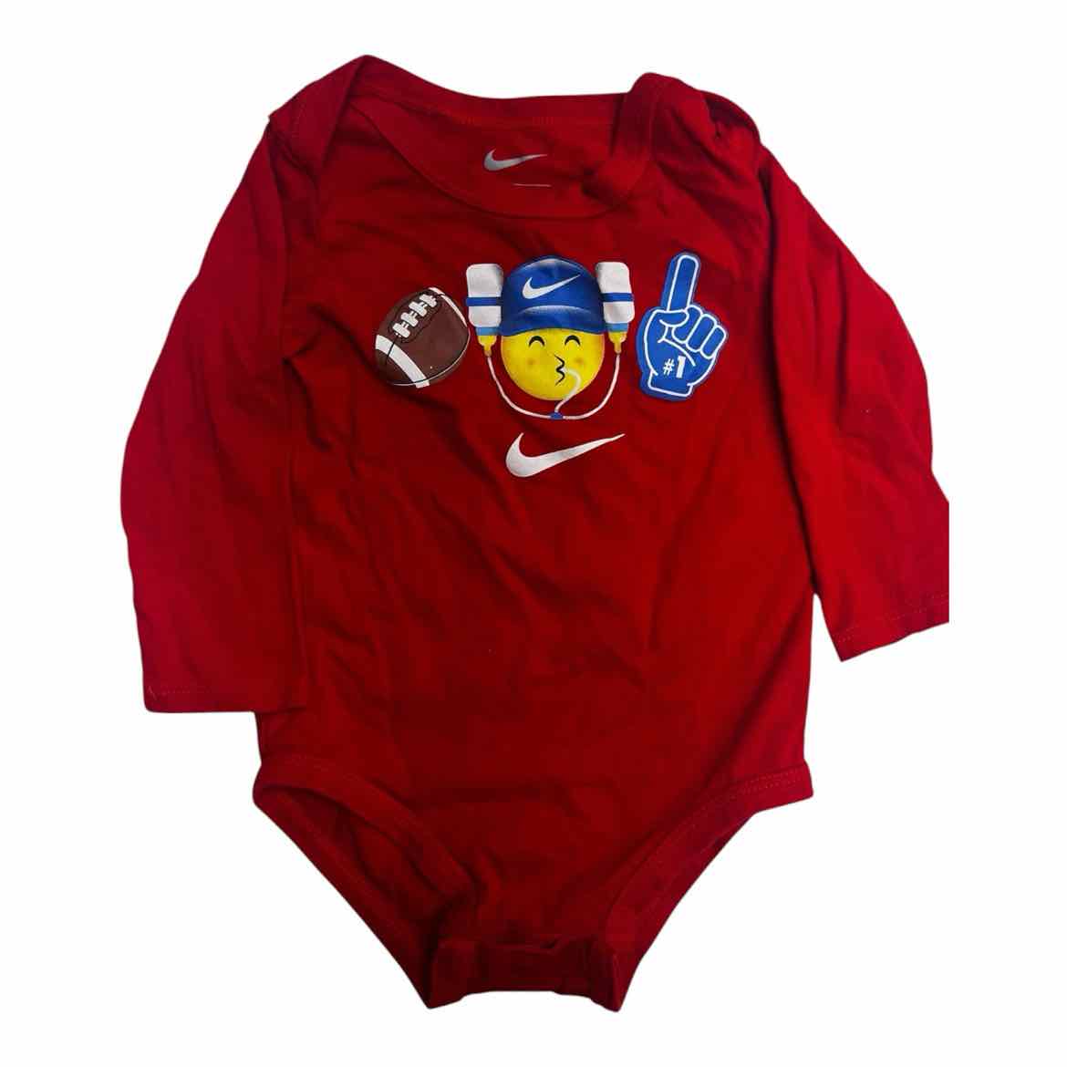 Nike (B) Red Infant Size 9 MO Boy's LSTopBasic