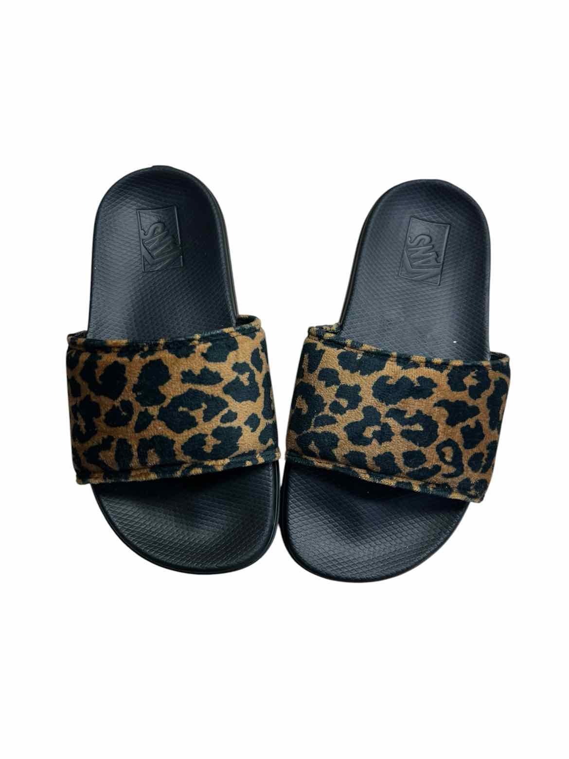 Vans (B) Black Youth Shoe Size 13 (Youth) Girl's SandalsBetter