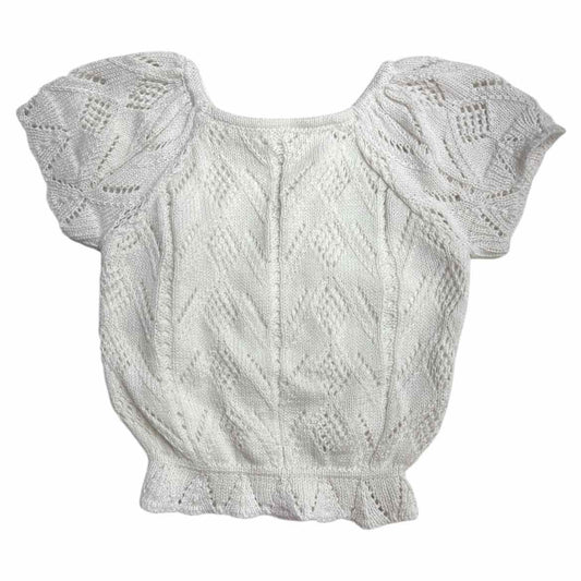 Evsie White Youth Size 7 SSTop