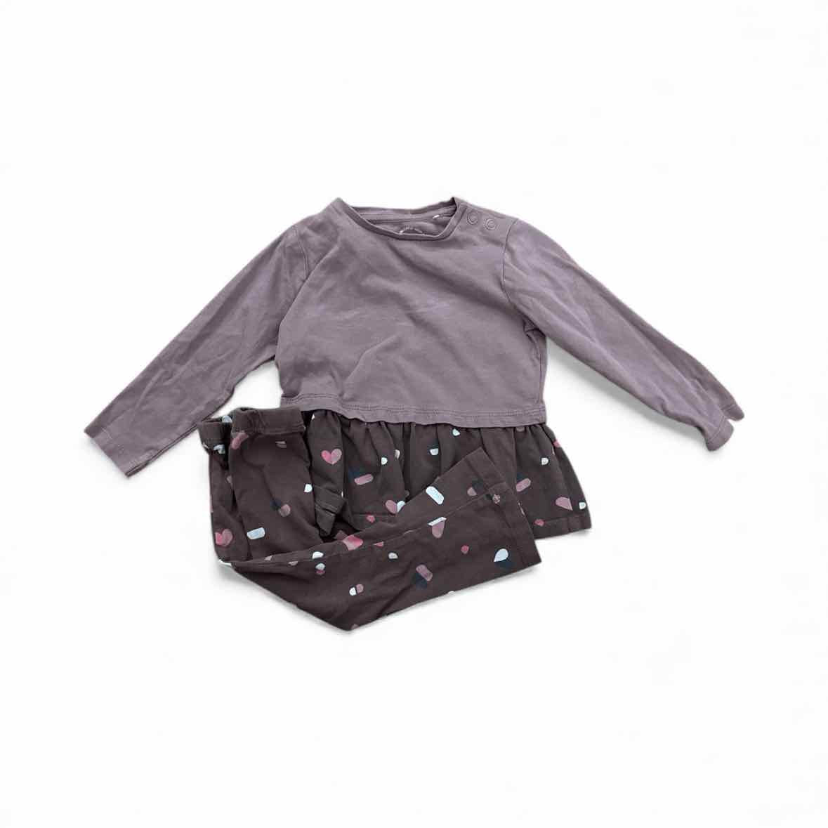 C Brand Purple Infant Size 18-24 MO 2PC Casual