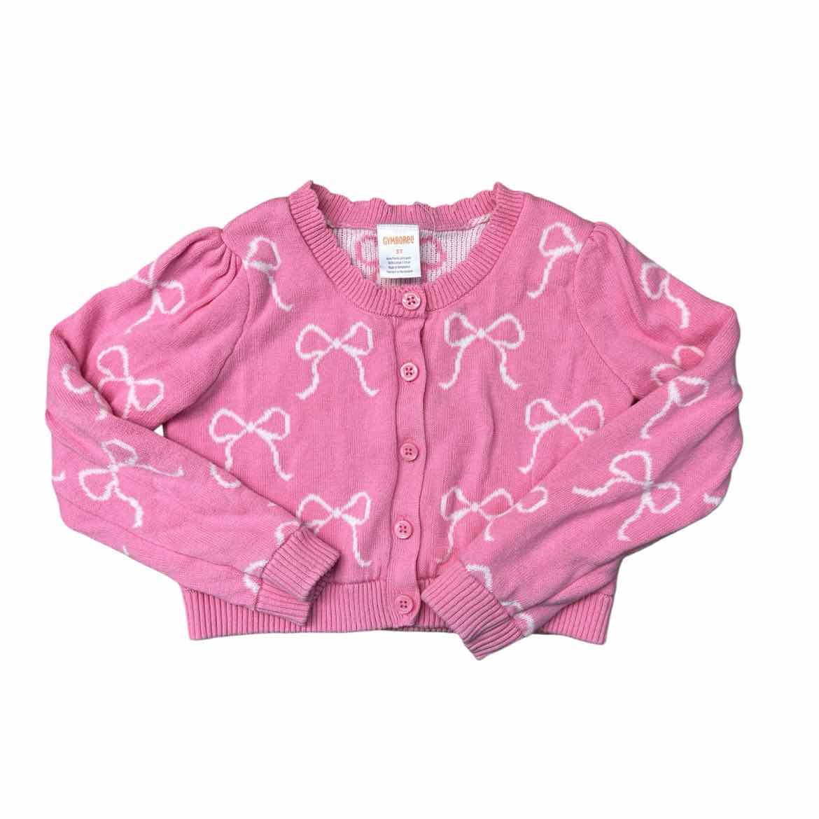 Gymboree (C) Pink print Toddler Size 3 Girl's SweaterHeavy