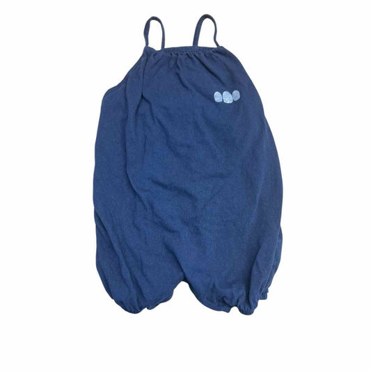 Zara (B) Navy Infant Size 9-12 MO Girl's CasualRomper