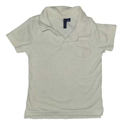 Janie and Jack (A) Cream Toddler Size 4 Boy's Polo