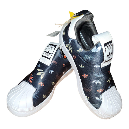 Adidas (B) Black Youth Shoe Size 1 (Youth) Girl's Casual Shoes