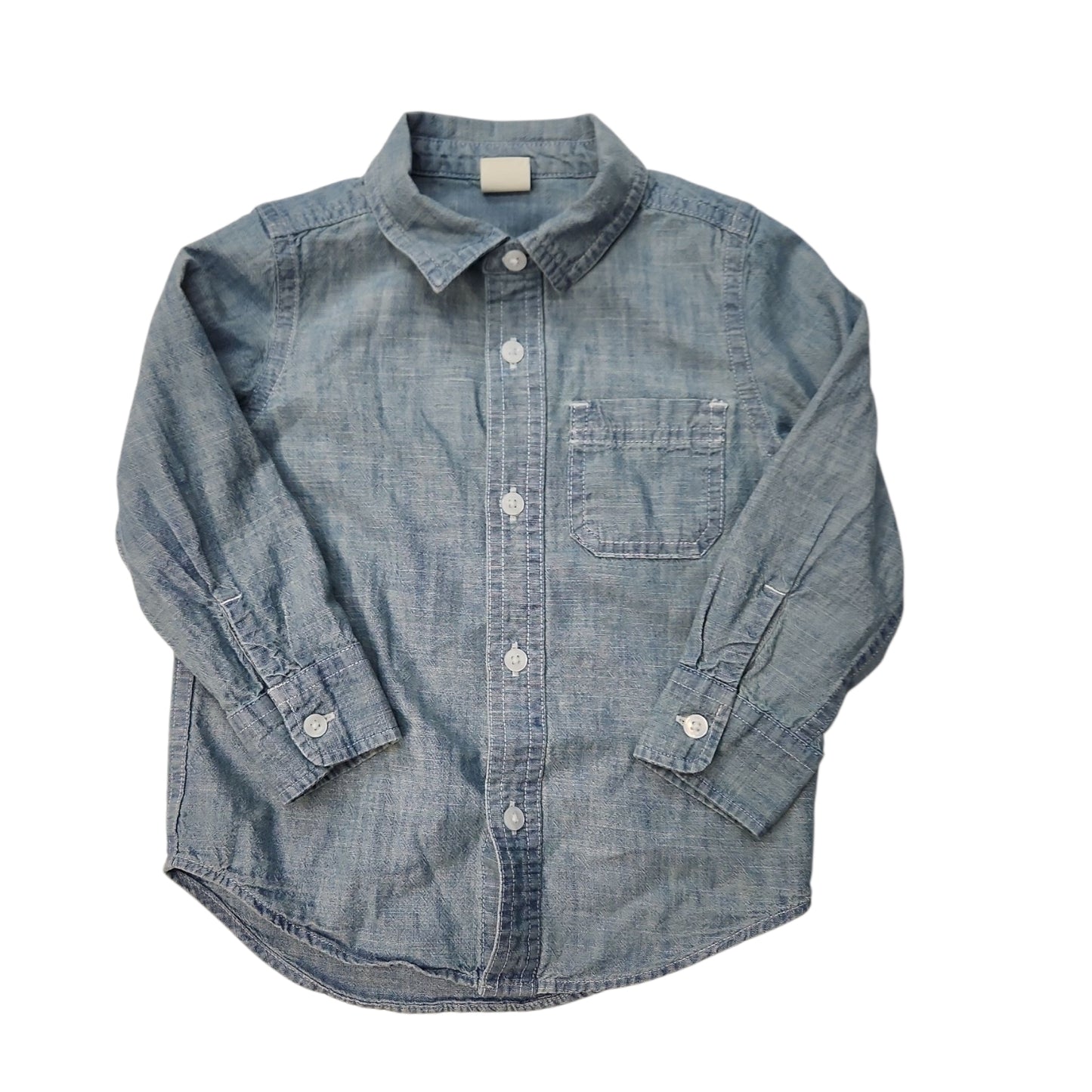 Gap (B) Blue Toddler Size 2-3 ButtondownLS