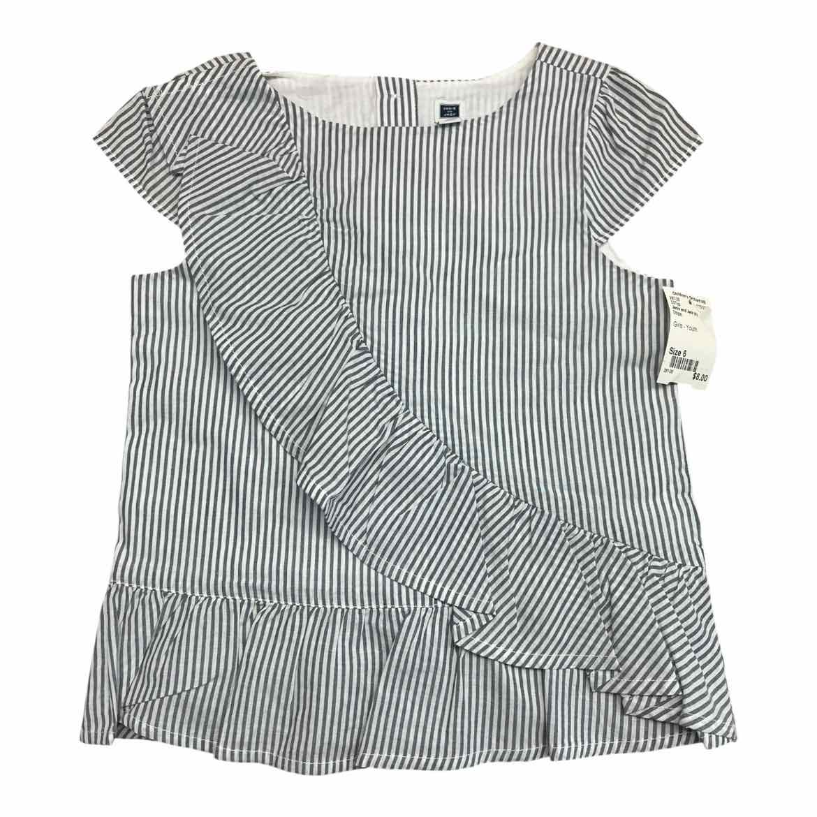 Janie and Jack (A) Stripe Youth Size 6 SSTop