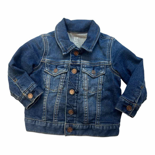 Gap (B) Blue Infant Size 12-18 MO Girl's Jacket Denim