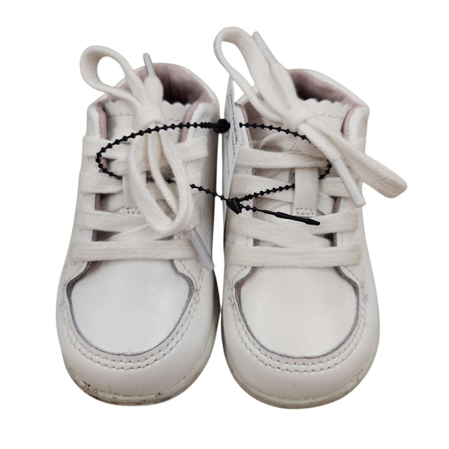 Stride Rite (B) White Infant Shoe Size 4.5 (Infant) Girl's Casual Shoes