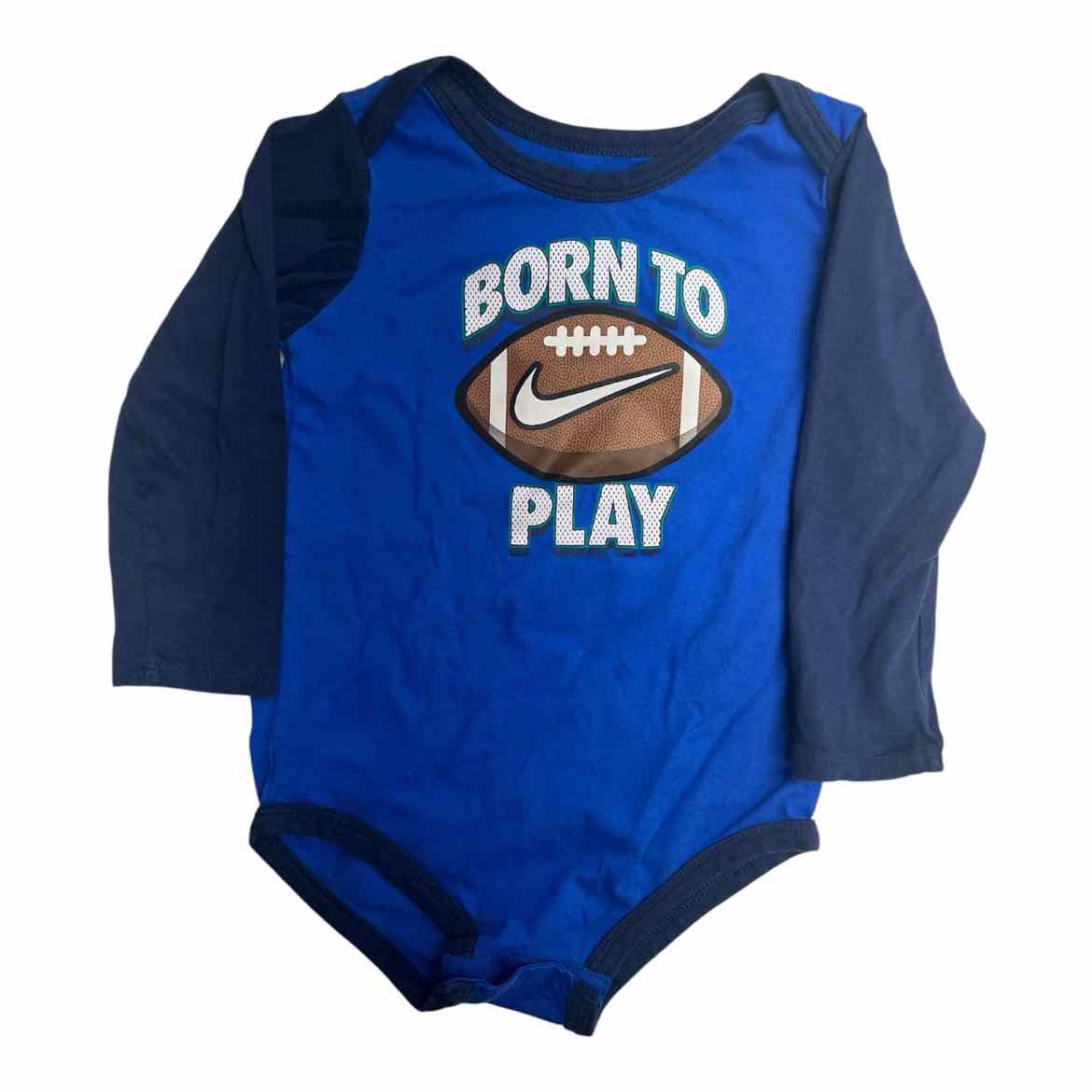 Nike (B) Blue Infant Size 24 MO Boy's LSTopBasic