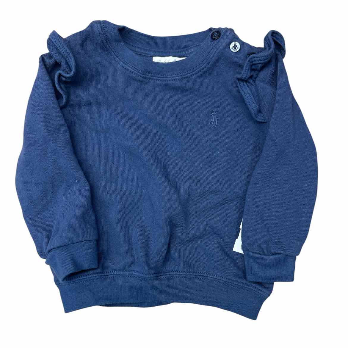 Ralph Lauren (A) Navy Infant Size 12 MO Girl's Sweatshirt