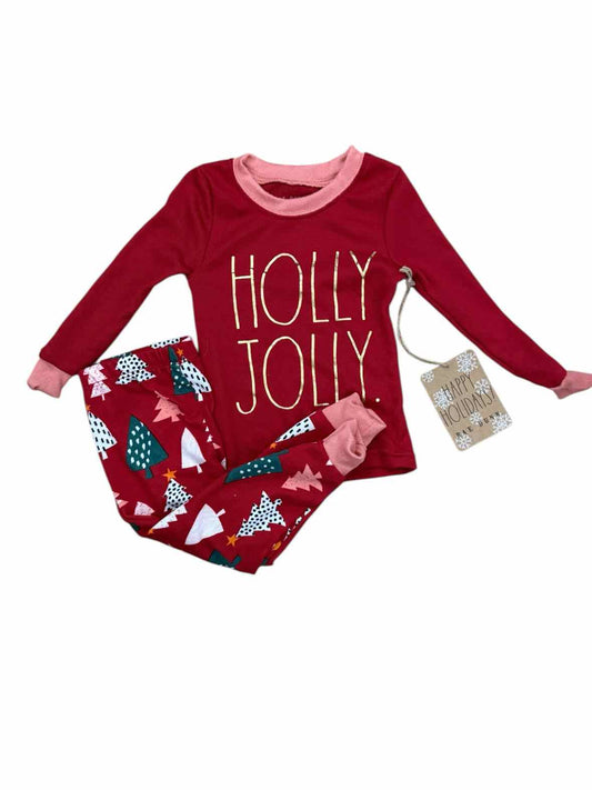 Rae Dunn (D) Red Toddler Size 2T 2PCSleepwear